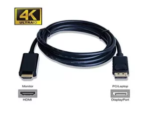 1.8 Meter Passive DisplayPort to HDMI Cable 4K / UltraHD / 1080p