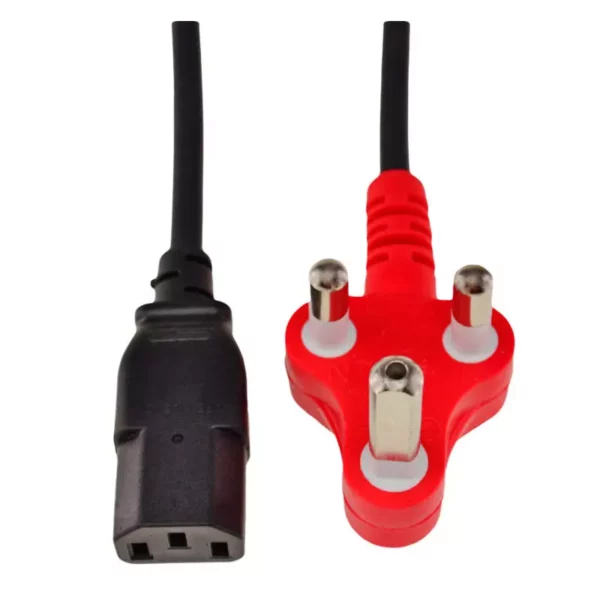 1.8 Meter Dedicated PC Power Cable | 3 Pin SA Electrical Plug to Kettle Cord | IEC Plug (C13 Plug) 3
