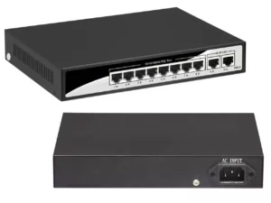 10 Port Power over Ethernet Gigabit POE Network Switch for IP Cameras / POE Access Points