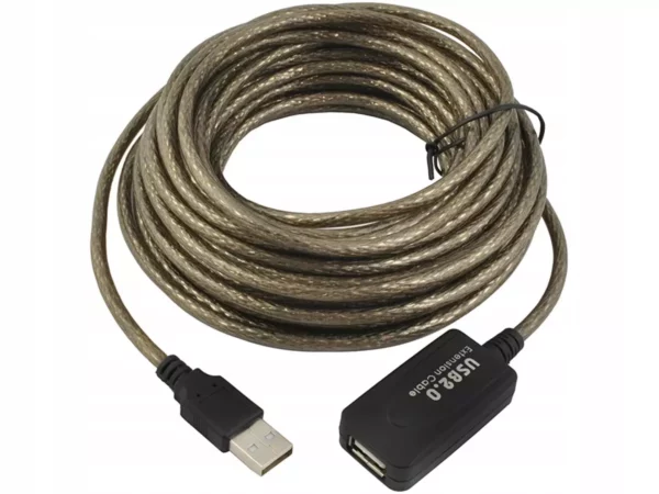 30 Meter USB 2.0 Extension cable (Female to Male USB Type A) With Active Signal Booster 3