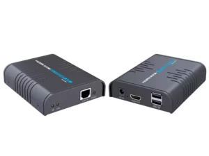 120 Meter HDMI KVM over Network / IP KVM Extender SET (Keyboard, Video, Mouse) | Unlimited Distances Possible