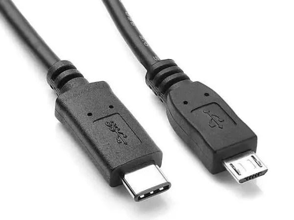 1 Meter Male USB 3.1 Type C to Micro USB Male 5-pin Charging Cable 3