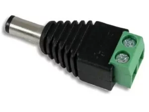 12 Volt Male 2.1mm DC Connector with Screw-in Terminal for CCTV Camera Power Supply