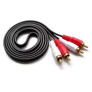 3 Meter 2 RCA to 2 RCA Cable for Audio (Red/White Connectors)