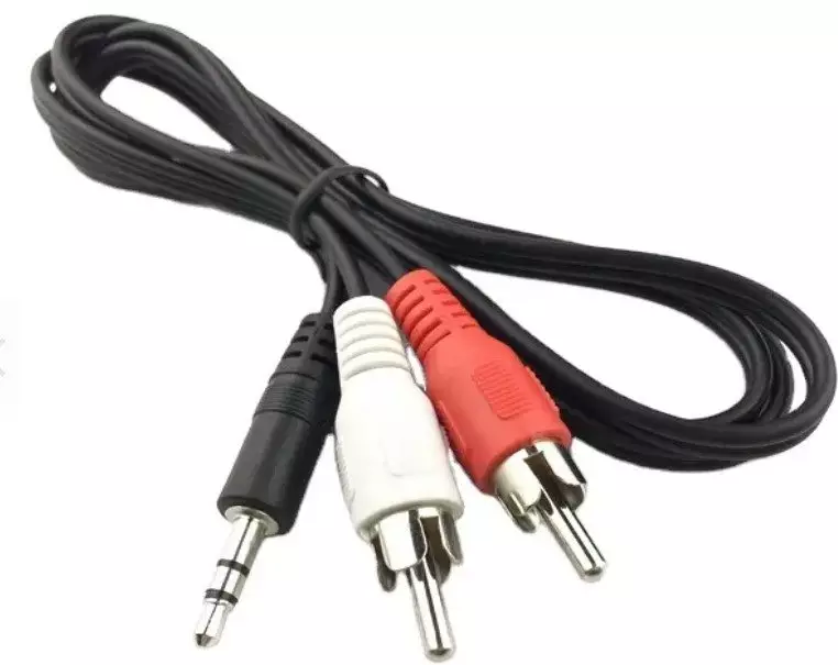 1.5 Meter Male 3.5mm Jack to 2 x RCA Male Cable - PC Sound card cable