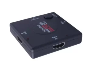 3x1 (3 input ports) Manual HDMI Switch | Push Button | 1080p