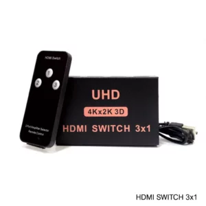 3×1 HDMI Switch & IR Remote | 1080p