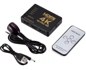 5×1 (5 input ports) HDMI Switch with built-in Equalizer and Remote Control