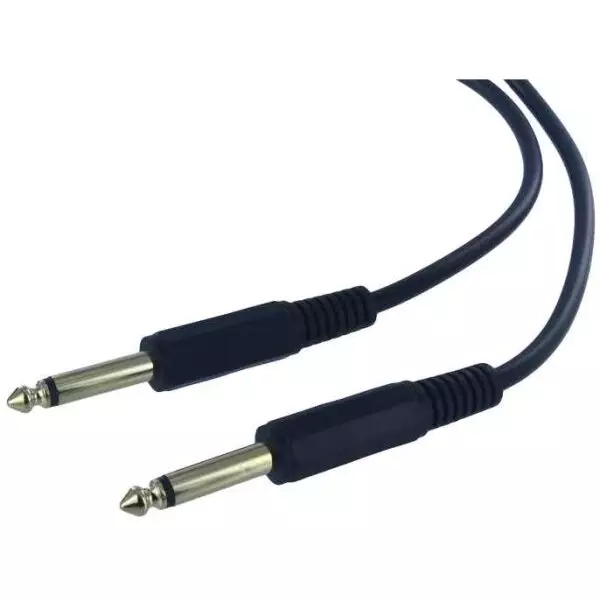 10 Meter 6.35mm Mono Jack to 6.35mm Mono Jack Audio Cable