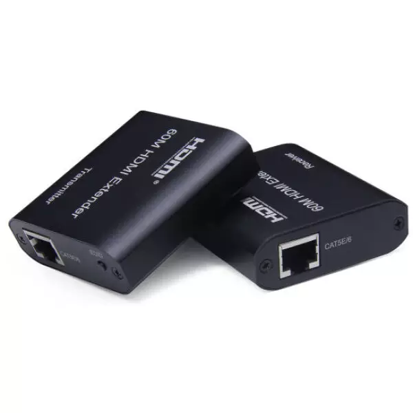 Single Network Cable HDMI over CAT5/CAT6 Extender up to 60 meter distance 3