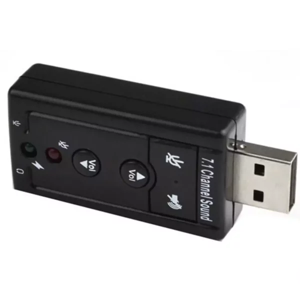 External Virtual 5.1/7.1 Channel USB Sound Card Adapter | USB Audio for PC’s / Laptops 3