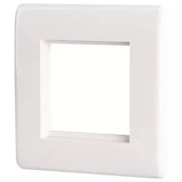 Wall Plate 86mm x 86mm with 2 Inserts / Faceplate Cover Modular 3