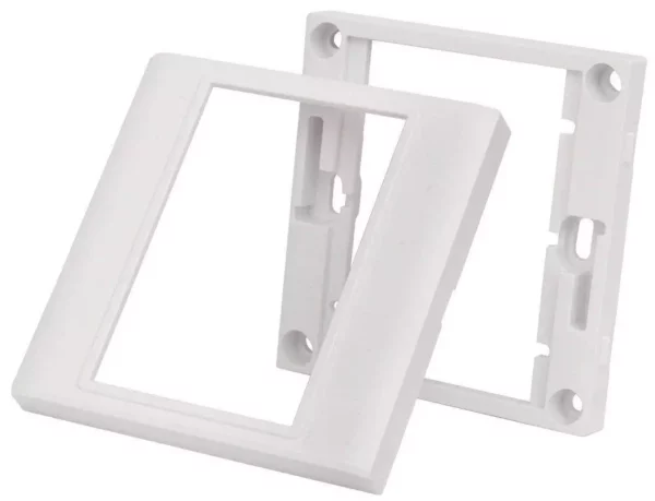 Wall Plate 86mm x 86mm with 3 Inserts / FacePlate Cover Modular 3