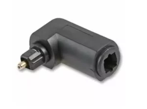 90 Degree Optical Toslink Audio Female to Male Optical Toslink Adapter