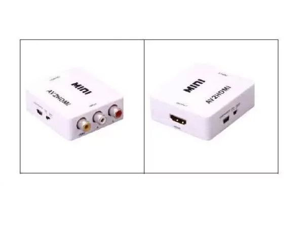 Composite RCA to HDMI Converter / AV to HDMI – Upscale to 720p / 1080p 3