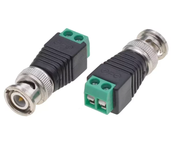 Screw-in BNC Male Connector (Security Camera Signal Wire Connector via CAT6 Cable) 3