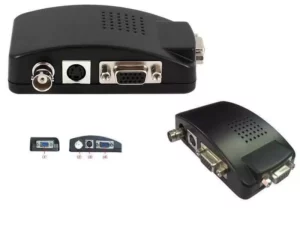 BNC to VGA Converter or Svideo to VGA Converter (Connect CCTV to VGA Monitor)