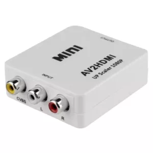 Composite RCA to HDMI Converter / AV to HDMI - Upscale to 720p / 1080p