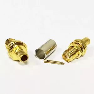 Crimp-on SMA Female Connector (Used with LMR195 Cable for Wifi Antenna Extension cable)