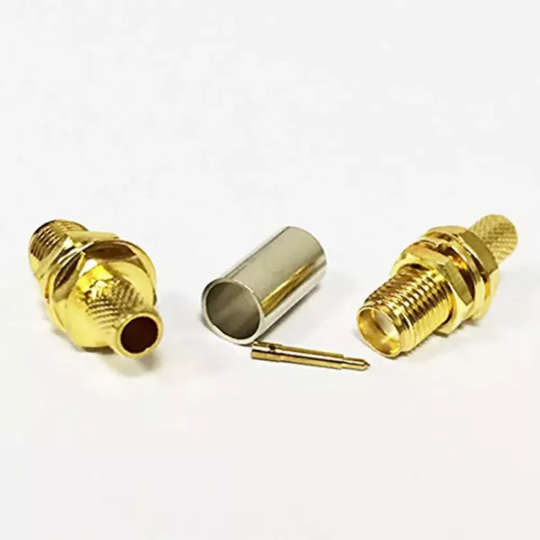 Crimp-on SMA Female Connector (Used with LMR195 Cable for Wifi Antenna Extension cable) 3