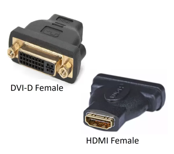 Female HDMI to DVI-D Female Dual Link adapter 2