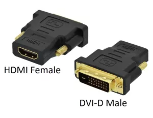 Female HDMI to DVI-D MALE Dual Link adapter