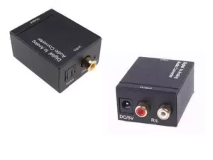 Digital Audio / Coaxial or Toslink Optical to RCA Audio Converter