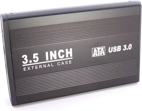 External USB 3 Hard Drive Enclosure for 2.5″ or 3.5″ SATA Hard Drive or SSD 3