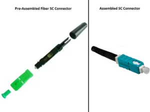 Fiber Optic SC Connector – Field Installation for 125 Micron Fiber Optic FFTH (Fiber-to-the-home)