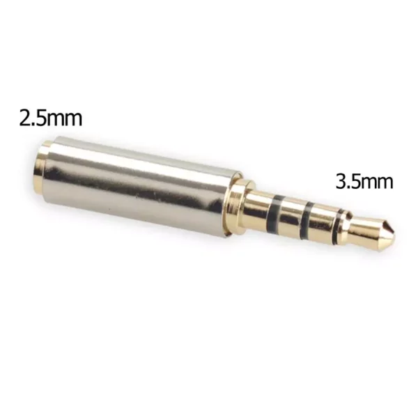 Male 3.5 mm to 2.5 mm Female Adapter 4
