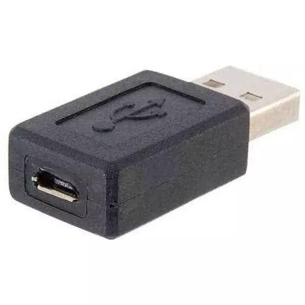 Female Micro USB to Standard USB Male Adapter 2