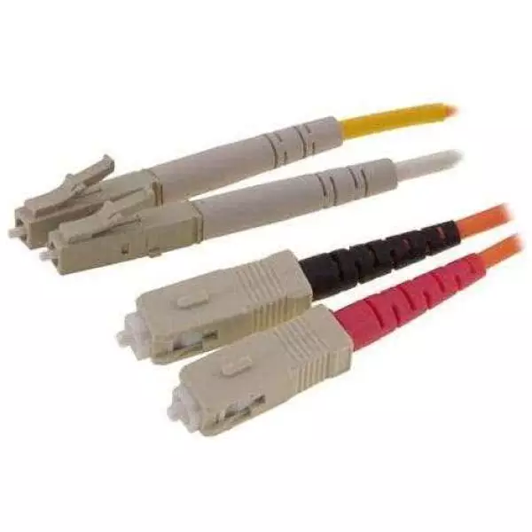 2 Meter SC to LC Duplex Multimode 50/125 Fiber Optic Patch Cable 2