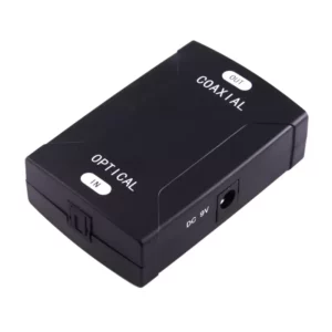 Toslink Optical to Digital Coaxial Audio Converter (Optical to RCA Converter)