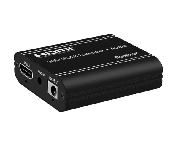 HDMI Extender with Loop-Out HDMI Splitter over CAT6 up to 60 Meter | With Analog Audio Support 4