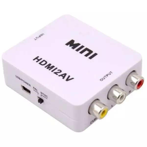 HDMI to RCA Converter | AV Composite video converter with Downscaler 3