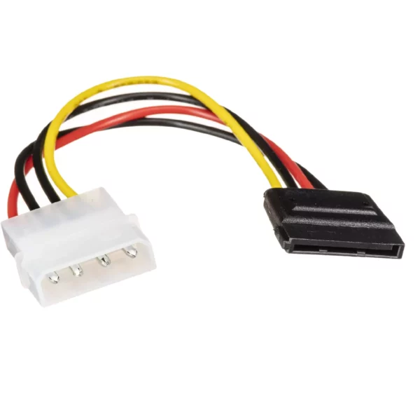 10cm Male Molex to SATA Female PC Power Adapter Cable 3