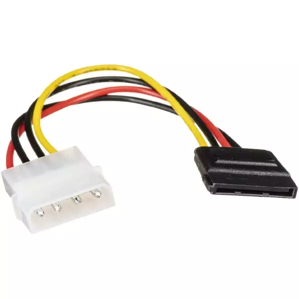 10cm Male Molex to SATA Female PC Power Adapter Cable 2