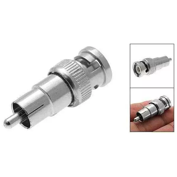 Male BNC to RCA Male Adapter