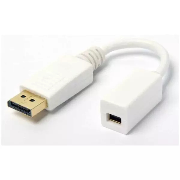 Male DisplayPort to mini Displayport Female Adapter Cable