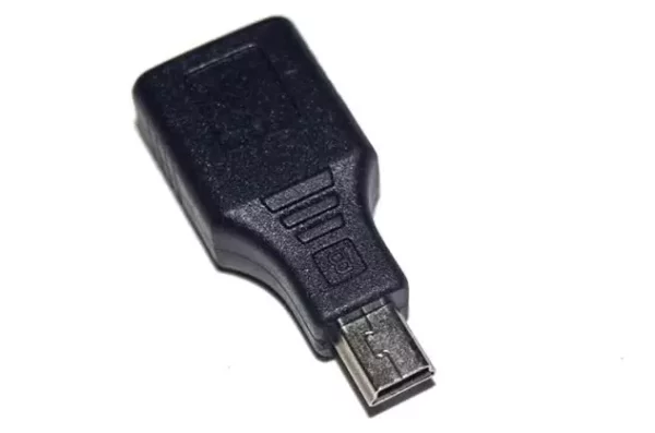 Male Mini USB to USB Adapter Female (Standard USB Type A) 4