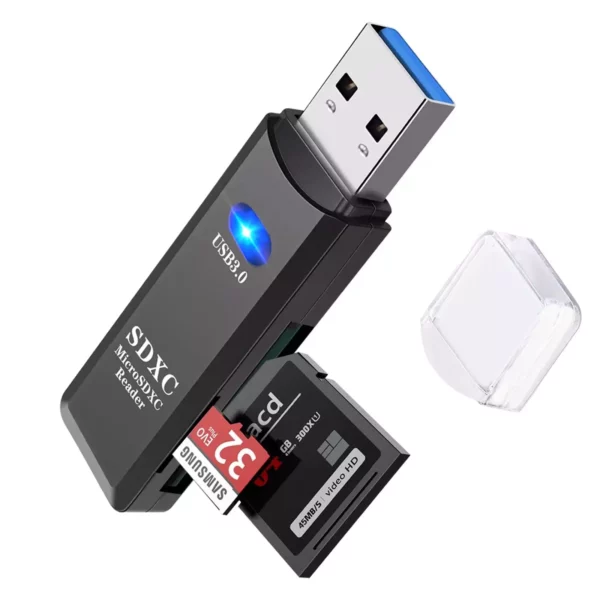 All-in-one USB 3.0 SD Card Reader for SD, Micro SD Memory Cards 3