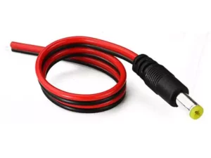 CCTV Camera Power Cable | 2 Core DC Power Cable to Male DC 12V Connector