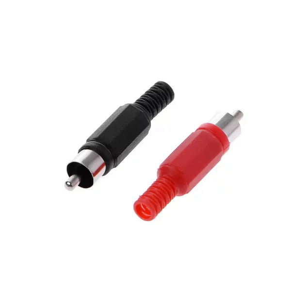 Solder Male RCA Connector with Sleeve 3