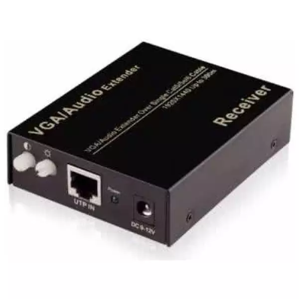 Receiver unit for 300 Meter VGA Extender over CAT6 Balun with Audio Extender 2