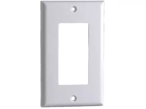 4×2 Wall Plate 70mm x 120mm with 3 Inserts / Modular Cover Plate – Single Electrical Plug Size