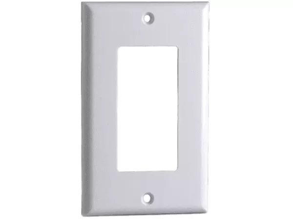 4×2 Wall Plate 70mm x 120mm with 3 Inserts / Modular Cover Plate – Single Electrical Plug Size 2