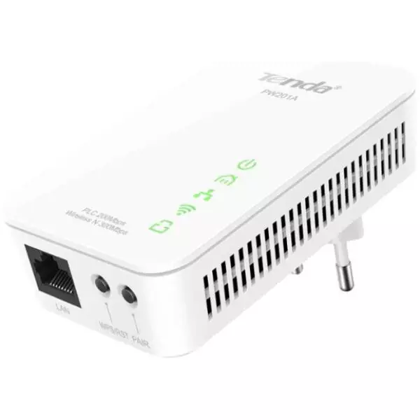 WIRELESS 200Mbps Fast Ethernet Network over Power Line Adapter | Tenda 2