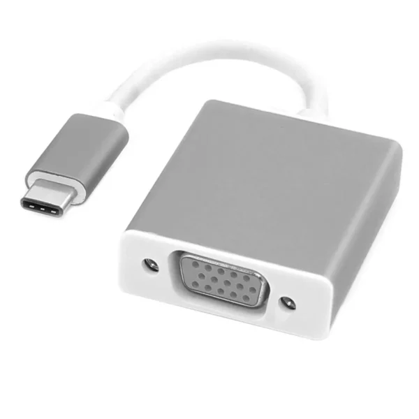 Male USB 3.1 Type C to VGA Female adapter for Chromebook / Macbook / Lenovo / Dell 3