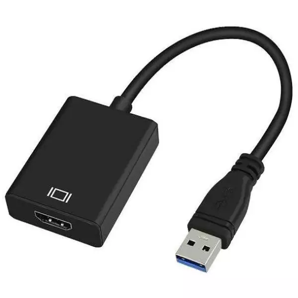 USB 3.0 to HDMI / DVI-D Converter for Windows 7,8 & 10 - USB 3.0 Faster than USB 2.0 (Backwards Compatible with USB 2.0)