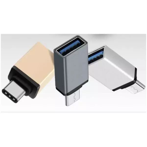 USB 3.1 OTG Adapter - Male USB 3.1 TypeC to Female USB 3.0 TypeA adapter (To Connect External HDD's, Flash Drive, Keyboard/Mouse or accessories to smartphone / MAC / PC / Laptop)